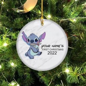 Disney Ornament Stitch Ornament Baby Stitch Christmas Stitch Ornament